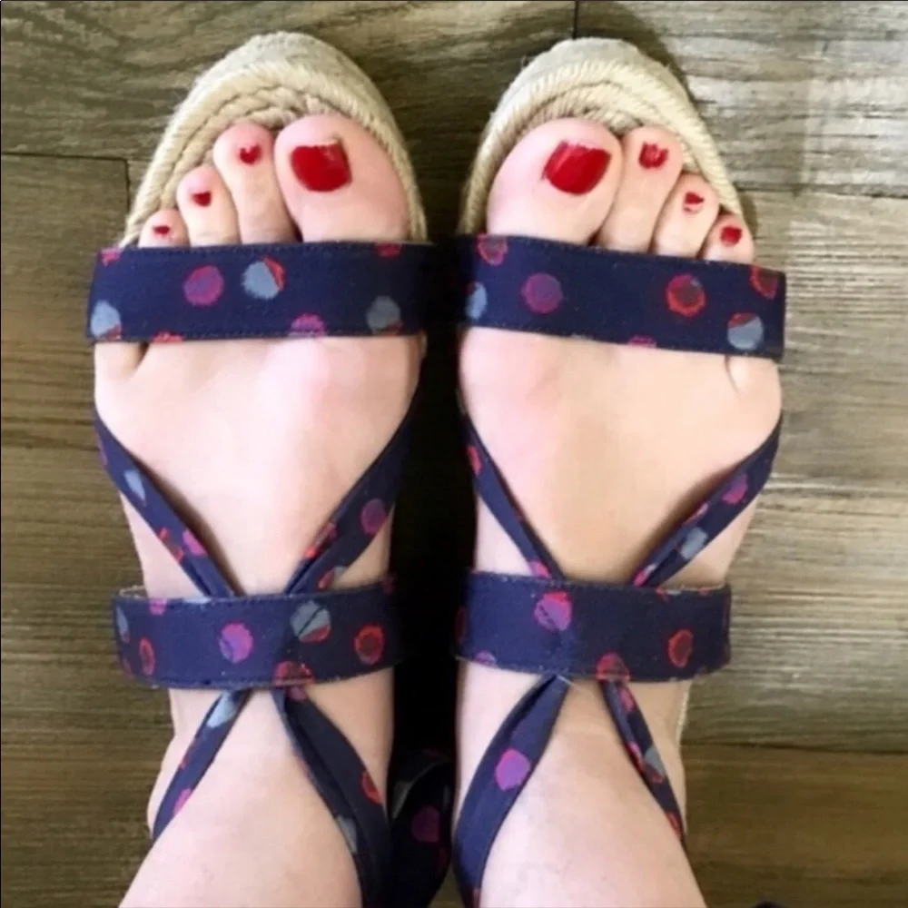 Authentic Marc by Marc Jacobs designer espadrilles sandals sz 10 free tote bag